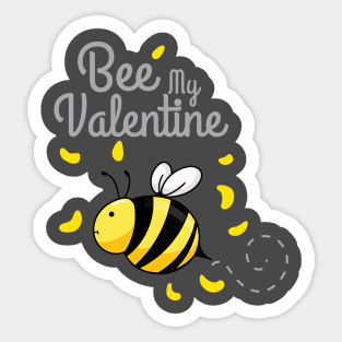 Bee my valentine Sticker